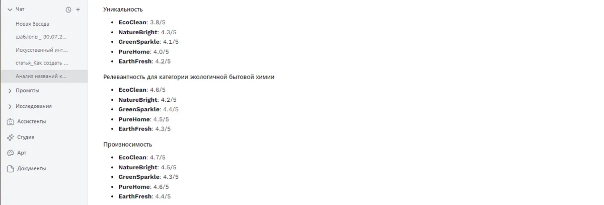 Как придумать название компании или продукта с нейросетью? С чего начать?